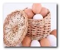 Яйца - используют для приготовления масок для лица